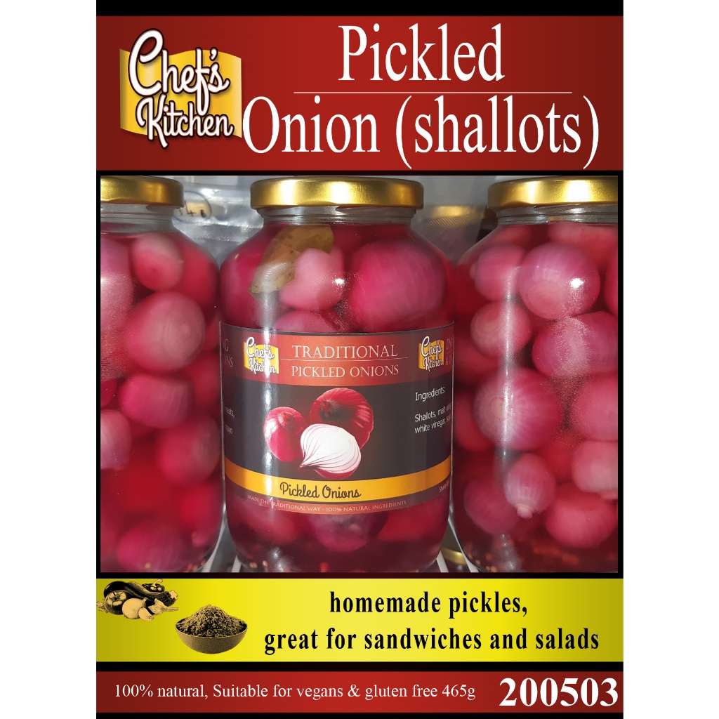CHEF'S KITCHEN Homemade Pickled Onions - Shallots XL Jar 680g