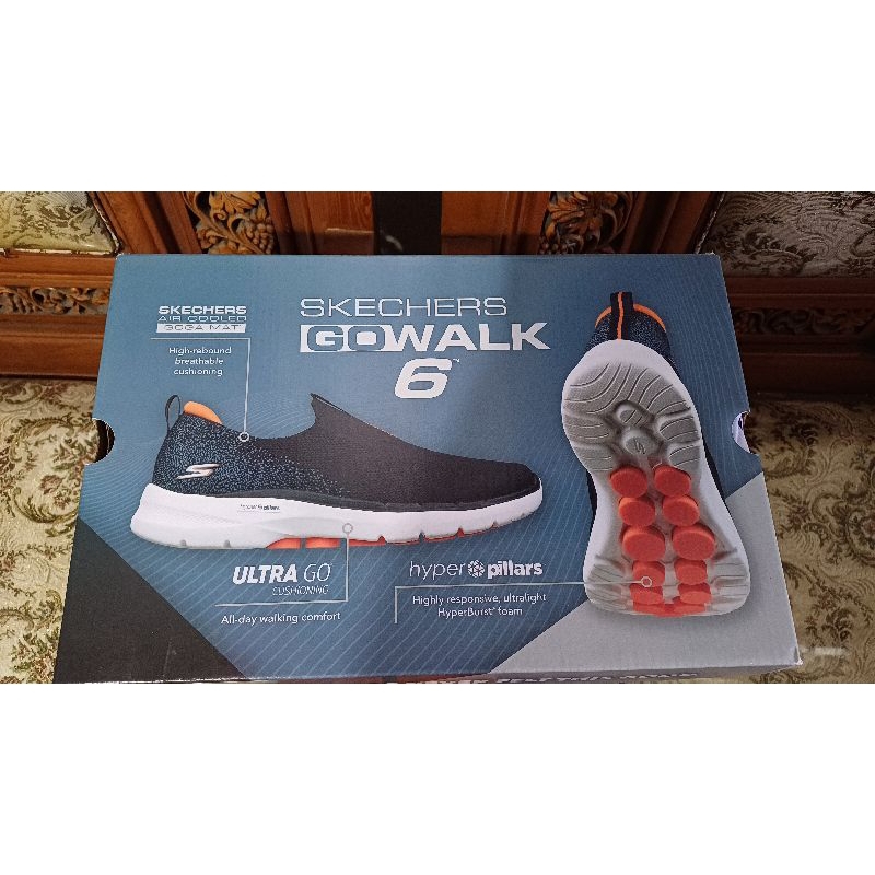 Skechers Go walk 6 รองเท้าผ้าใบผู้ชาย