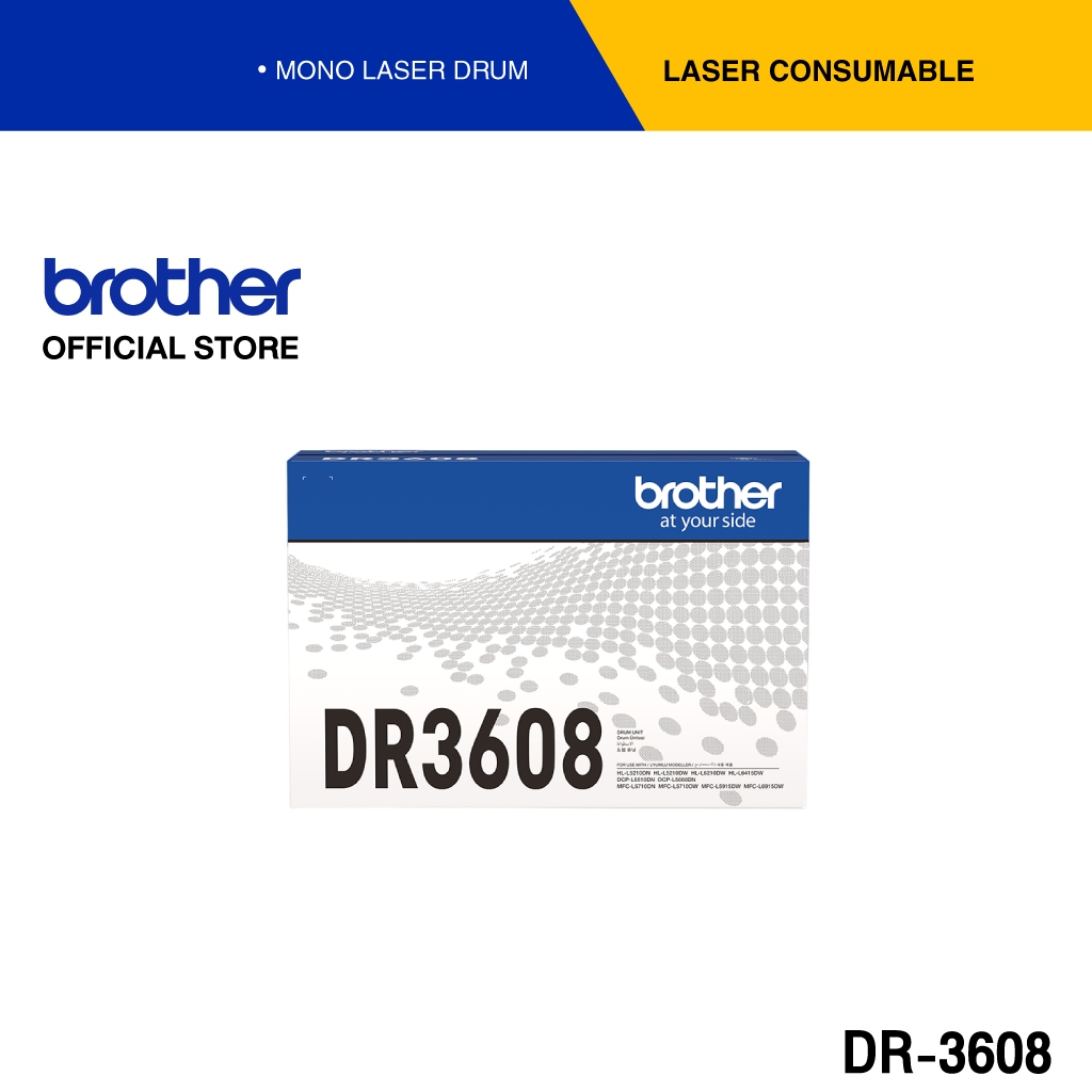 Brother DR-3608 ตลับแม่พิมพ์ (ดรัม) สำหรับรุ่น HL-L5210DN,HL-L6210DW,HL-L6415DW,DCP-L5510DN,MFC-L591
