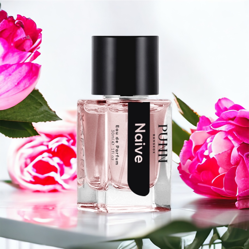 PUNN, Naive ( นาอีฟว ) กลิ่นกุหลาบหอมหวานละมุน น้ำหอมผู้หญิง (EDP ขนาด 30 ml)