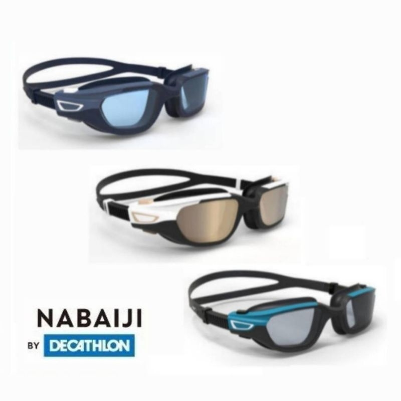 แว่นตาว่ายน้ำเลนส์โพลาไรซ์สำหรับผู้ใหญ่Nabaiji รุ่น Spirit