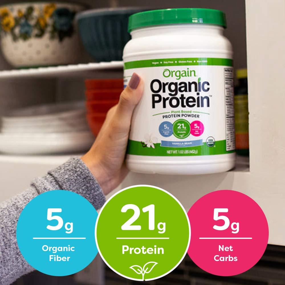 พรีออเดอร์ 🔴 Orgain Organic Protein Powder Plant Based โปรตีนจากพืช Plant-based Protein โปรตีน โปรตี