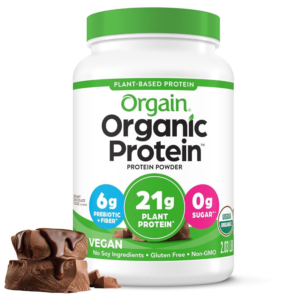 🔴 Orgain Organic Protein Powder Plant Based โปรตีนจากพืช Plant-based Protein 920 g