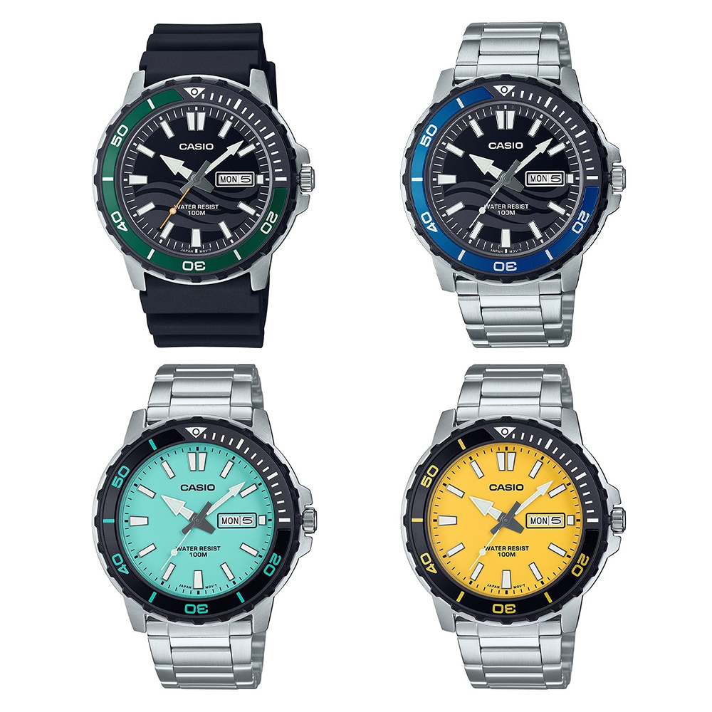 Casio Standard นาฬิกาข้อมือผู้ชาย รุ่น MTD-125,MTD-125D (MTD-125-1A, MTD-125-2A, MTD-125D-2A1, MTD-1