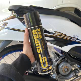 Cs Super Wax สูตรใหม่กัน UV กลิ่นหอม เคลือบเงาชุดสี ยางรถ พา…