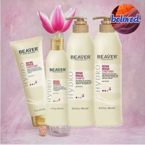 Beaver Repair Rescue Shampoo/Conditioner แชมพู และครีมนวดผม สำหรับผมแห้งเสีย