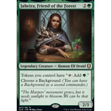 Jaheira, Friend of the Forest การ์ด Magic The Gathering ของแท้ จากชุด Commander Legends: Battle for 