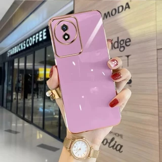 เคส TPU ขอบตรง สำหรับ Vivo Y02 Y02A Y02Tเคสนิ่ม วีโว่ Y02T Y02 Y02A