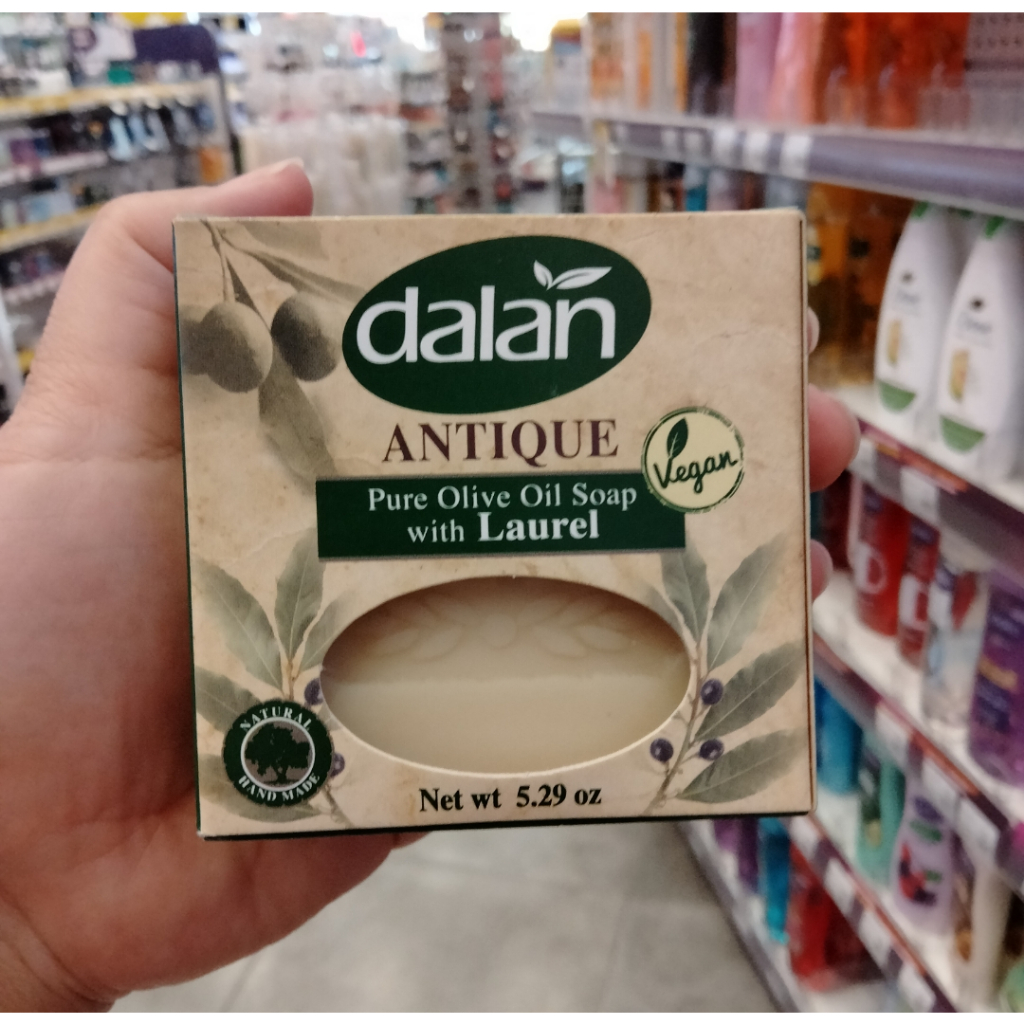 (พร้อมจัดส่ง) สบู่นำ้มันมะกอก Dalan Antique Vegan Laurel Olive Oil นำเข้าจากตุรกี สบู่ออแกนิก 100% สบู่ handmade 100 %