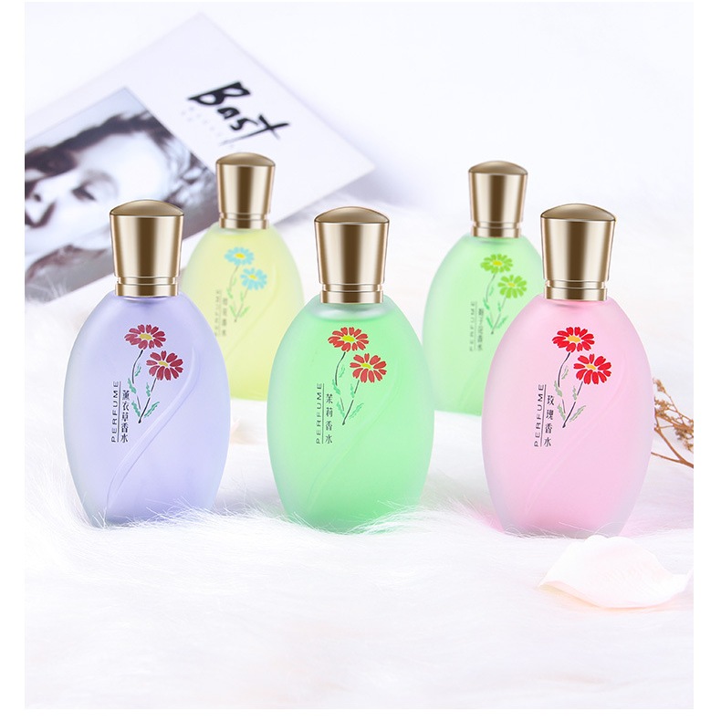 น้ำหอมผู้หญิง กลิ่นตะกลูดอกไม้สดชื่น มีให้เลือก 5 กลิ่น สินค้าพร้อมส่ง 50 ML