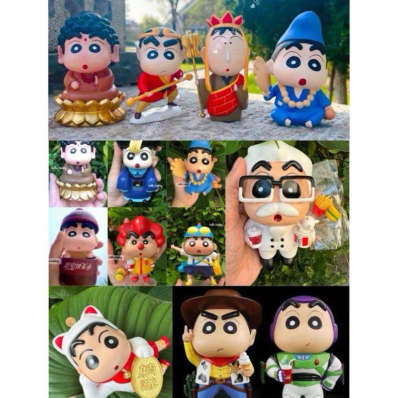 โมเดล ชินจัง พระ / โคล่า - Crayon Shinchan Cosplay - Buddha / Chinese Monk / McDonald / Cola / Toy S