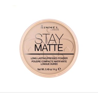 แป้ง ริมเมล  Rimmel Stay Matte Powder 14g.พร้อมส่ง