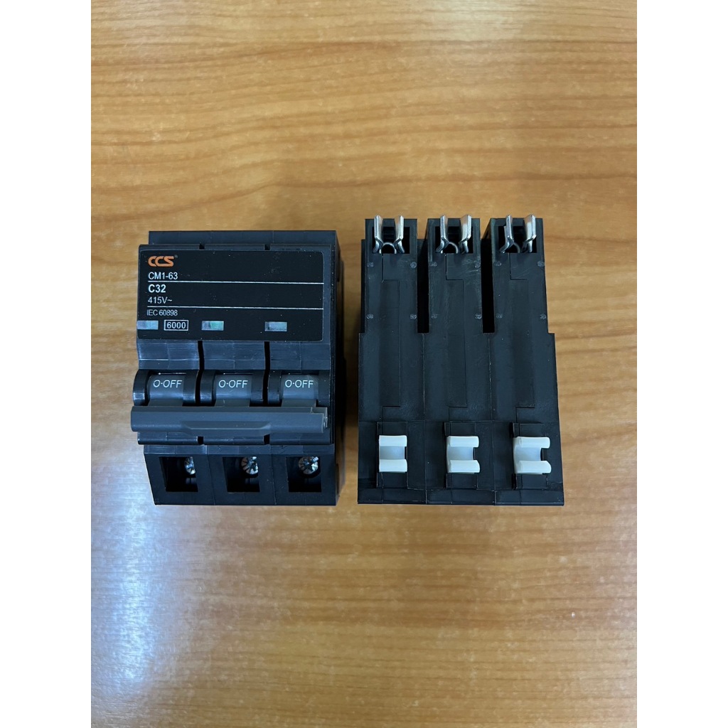 CCS เซอร์กิตเบรกเกอร์ ลูกย่อย Schneider 3 Pole 16A-63A     ใส่กับตู้ Schneider ได้