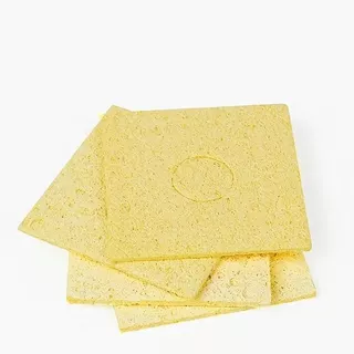 ฟองน้ำทำความสะอาดปลายหัวแร้ง สี่เหลี่ยม ฟองน้ำเช็ดปลายหัวแร้ง Soldering Spongeฟองน้ำกำจัดดีบุก, ฟองน้ำทำความสะอาดปลายหัว