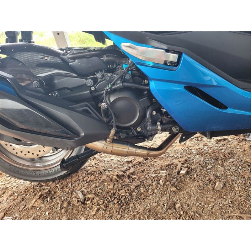 คอท่อHonda Forza สแตนเลสแท้ คอท่อForza300 คอท่อForza350