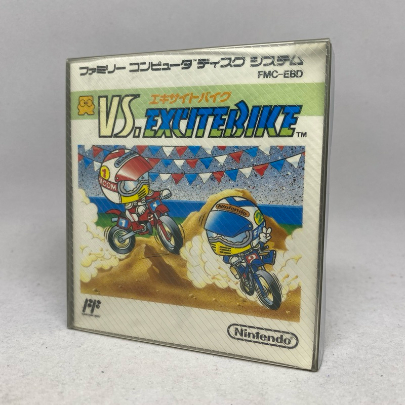 [Rare] VS Excite Bike (1986)(FDS) | Nintendo Famicom Disk System FDS | แผ่นดิสเกมแท้นินเทนโดงานกล่อง