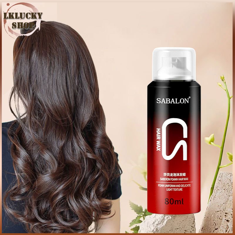 แว็กซ์จัดแต่งทรงผม 80ml สเปรย์จัดแต่งทรงผม โฟมจัดแต่งทรงผม จัดแต่งทรงผมอย่างรวดเร็ว ใช้ได้ทั้งชายและหญิง （981）