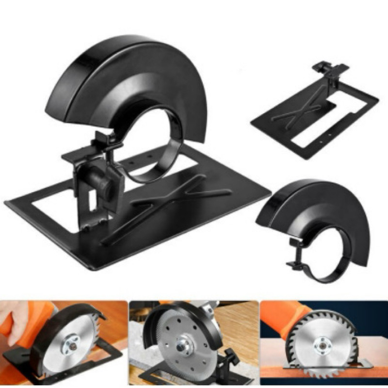 ชุดไกด์นำตัดสำหรับเครื่องเจียร4นิ้วไกด์เซาะร่องไกด์นำตัดไกด์ลูกหมูไกด์นำตัดหินเจียรงานไม้