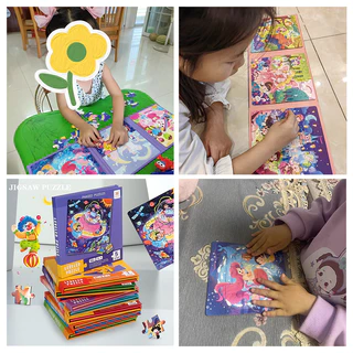 จิ๊กซอ หนังสือจิ๊กซอว์แม่เหล็ก จิ๊กซอว์เด็ก ของเล่นเสริมพัฒนาการ 3-6 ขวบ ของเล่นเพื่อการศึกษาปฐมวัย