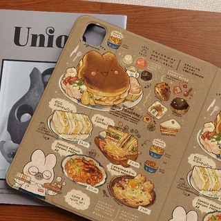 🌻24 ชั่วโมง🌻เคสไอแพด น้ำชายามบ่าย Gen12 Air8 เคส iPad bunny Gen8 gen11 Case iPad มีที่เก็บปากกา AIR6