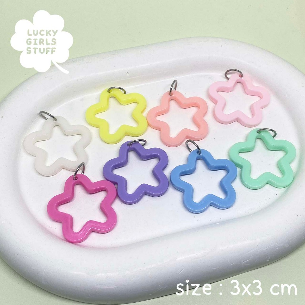 | สำหรับซื้อคู่กับสายซิลิโคนเท่านั้น | Star charm จี้ห้อยดาว ห้ามสั่งชิ้นเดียวนะคะ*