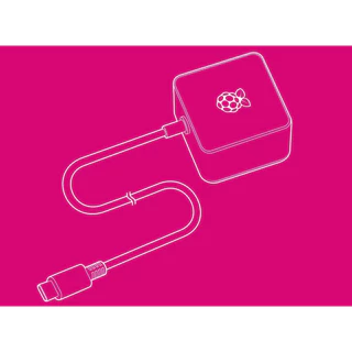 Raspberry Pi 4 USB-C Power Supply 15W (5.1V/3A) – หัวปลั๊ก EU/US