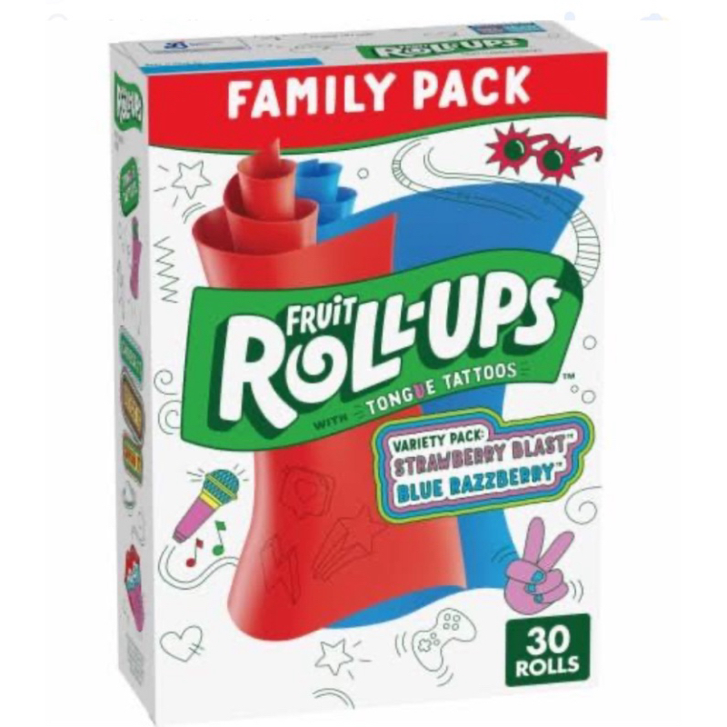 FRUIT ROLL-UPS ขนมรสผลไม้สุดฮิตนำเข้าจาก USA 🇺🇸 [พร้อมส่ง]