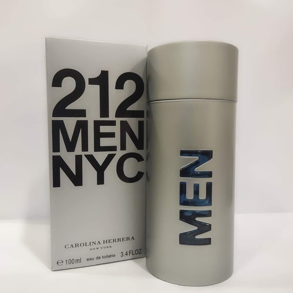 น้ำหอม Carolina Herrera 212 Men NYC EDT 100 ml. *กล่องซีล*