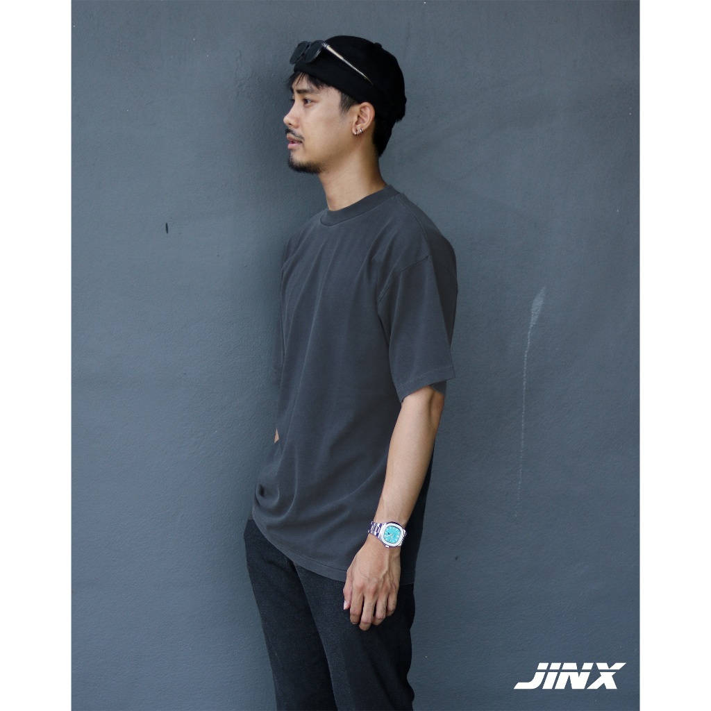 เสื้อยืดฟอกสีเฟด jinx faded tee cotton 100%