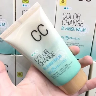 แท้💯พร้อมส่ง Welcos Color Change BB Cream SPF25 PA++ บีบีครีมผสมเบสสีเขียว หน้าผ่องเนียน ติดทนทั้งวัน