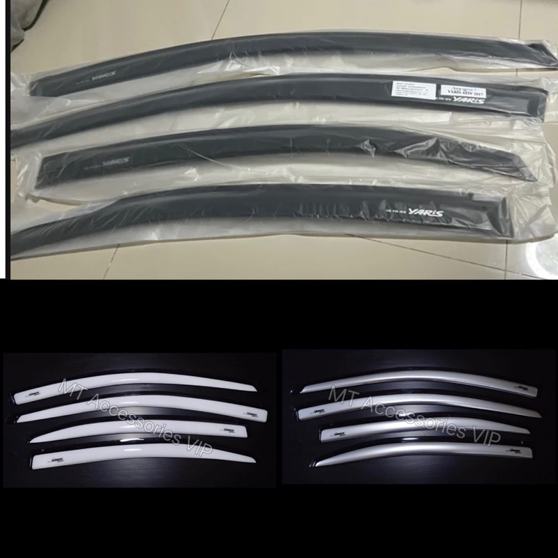 Yari Ativ กันสาด ยาริสเอทีฟ รุ่น4ประตู ปี2017-2022 เลือกสีในตัวเลือกค่ะ