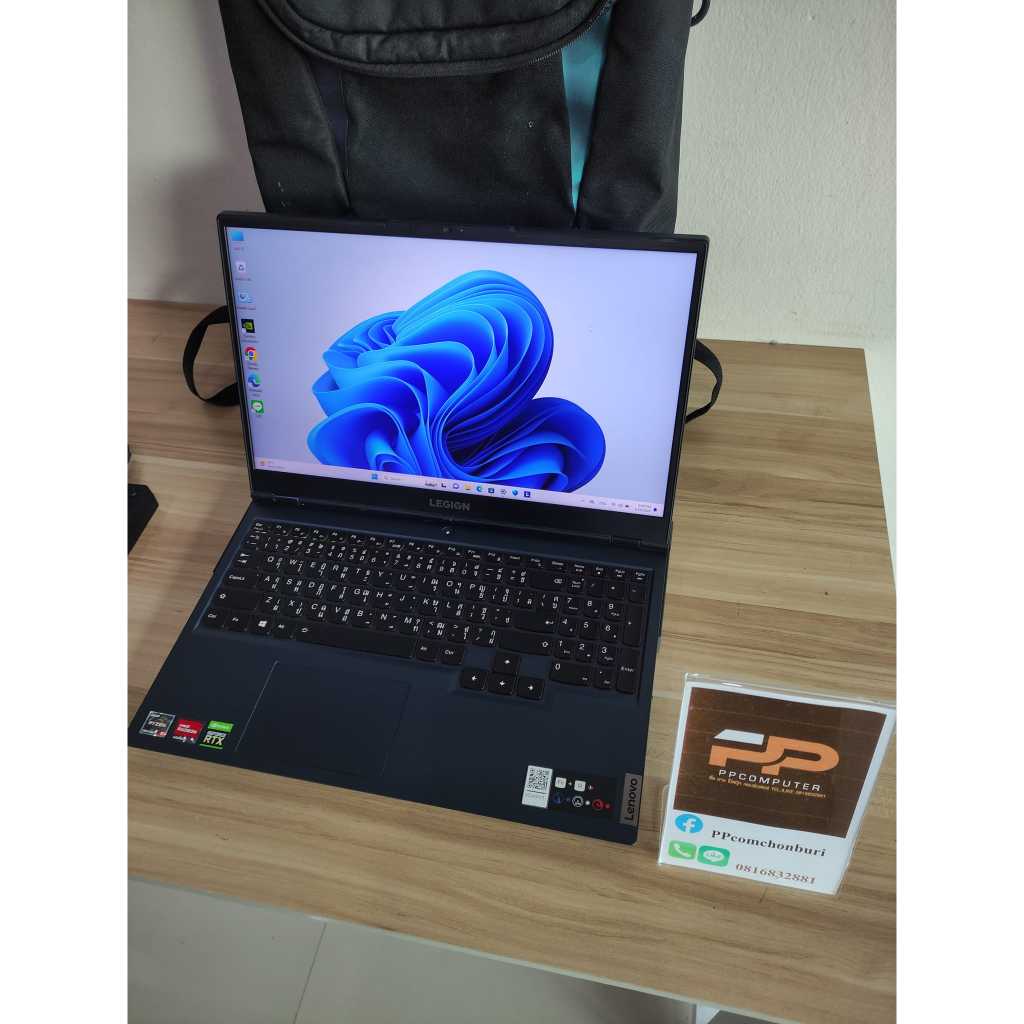 💻 โน๊ตบุ๊ค LENOVO LEGION 5 RTX3060 300W เล่นเกมส์แรงๆ