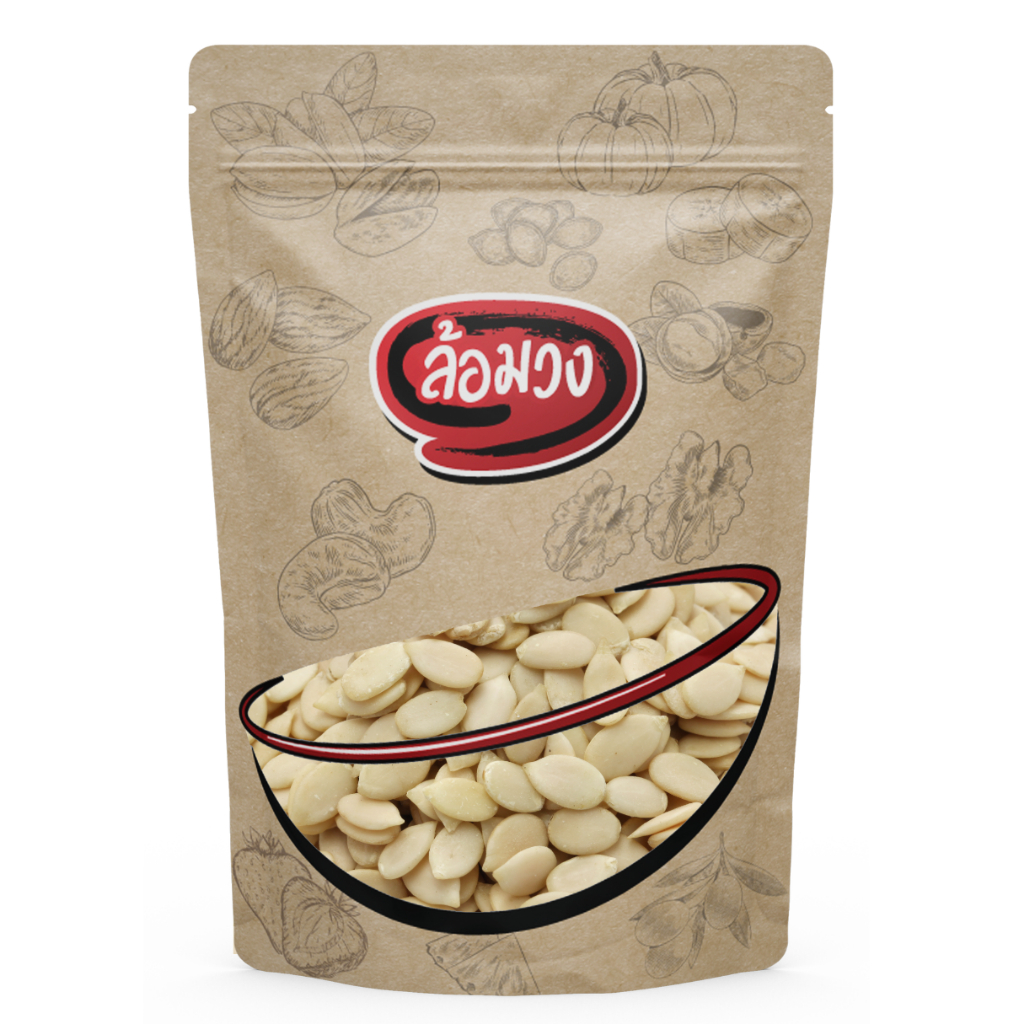 เมล็ดแตงโมอบ ไม่มีเปลือก (watermelon seed) by ล้อมวง เมล็ดแตงโม เม็ดแตงโมอบ ถั่ว ธัญพืช - รูปที่ 5