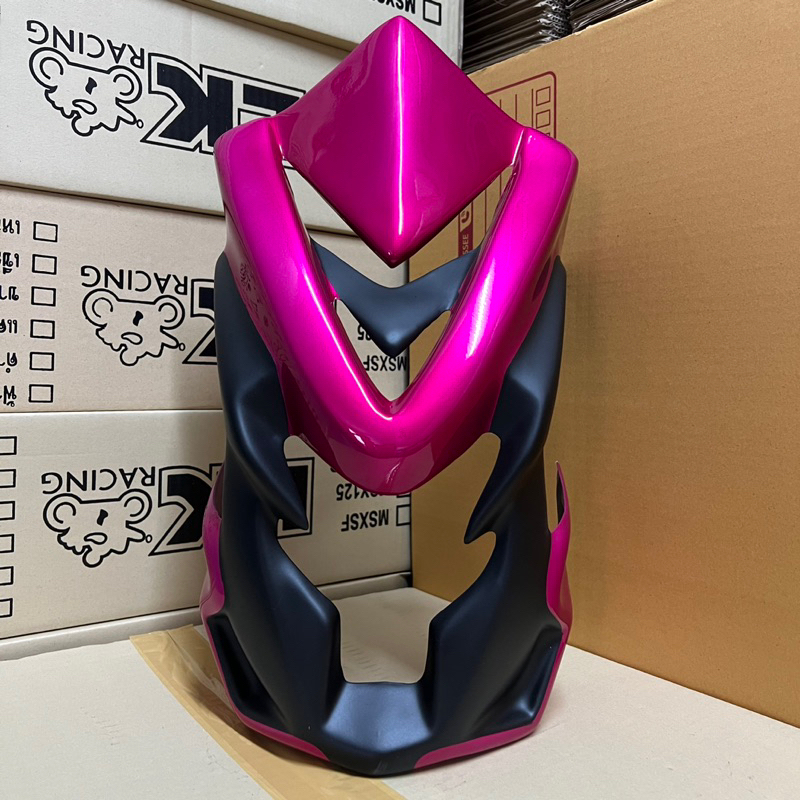 ^พร้อมส่ง^ หน้ากากชิวหน้าV.2 (สีชมพู) MSX125,MSX-SF ใส่ได้ทั้งตัวเก่าและตัวใหม่