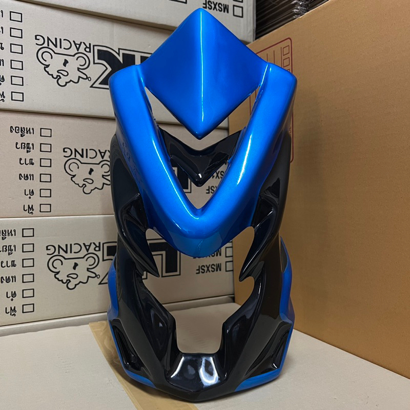 ^พร้อมส่ง^ หน้ากากชิวหน้าV.2 (สีฟ้า) MSX125,MSX-SF ใส่ได้ทั้งตัวเก่าและตัวใหม่