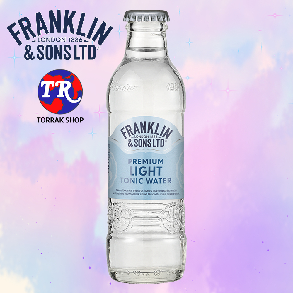 Franklin & Sons PREMIUM LIGHT TONIC WATER แฟรงคลิน แอนด์ ซันส์ พรีเมียม ไลท์ โทนิค 200ml.