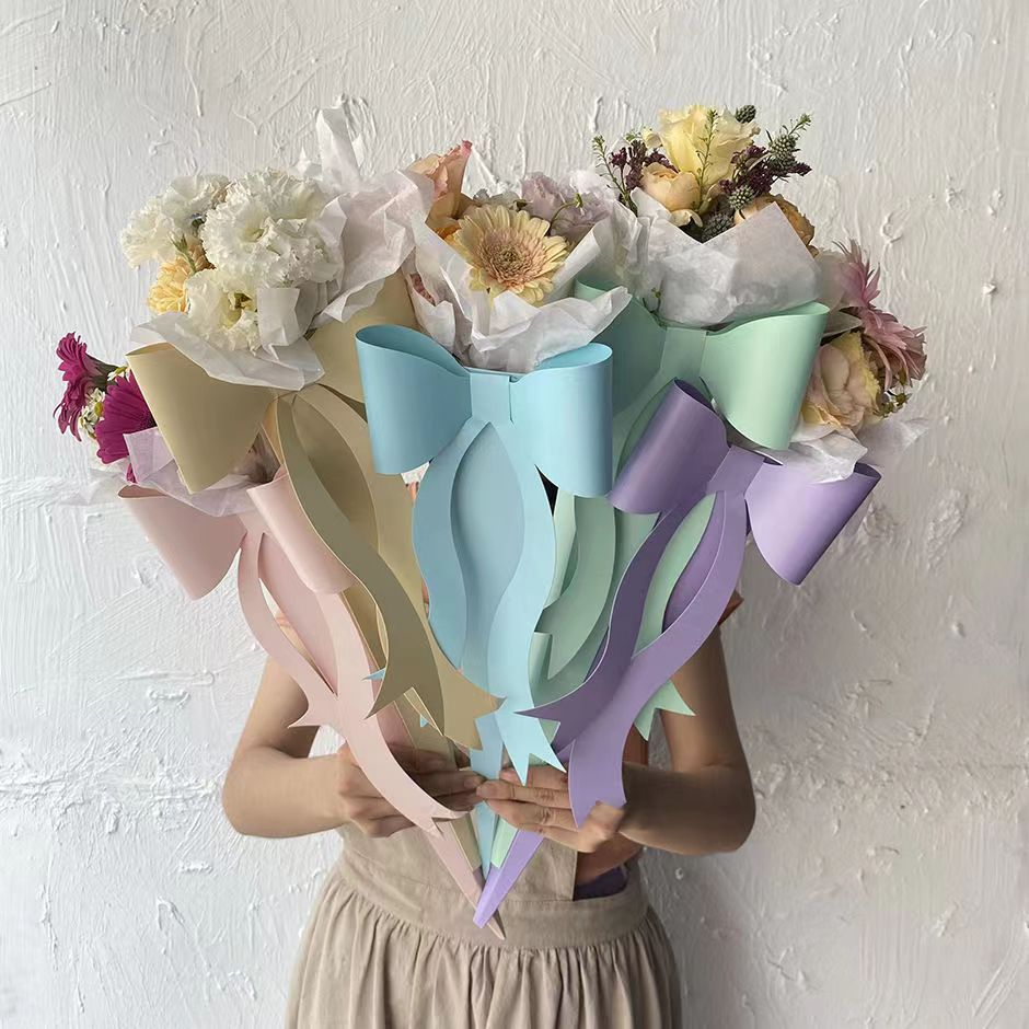 พร้อมส่ง กล่องจัดช่อดอกไม้ ช่อดอกไม้สำเร็จรูป ขนาดเล็ก DIY สําหรับใส่ช่อดอกไม้วันวาเลนไทน์