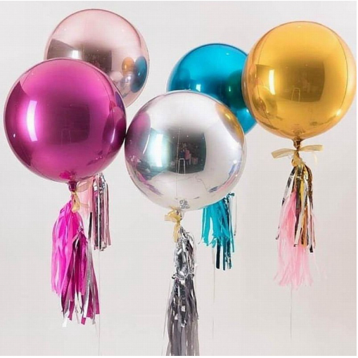 ลูกโป่งฟอยล์ 4D balloon [ ขนาด 10 ,18 , 22 , 32 นิ้ว ] สําหรับตกแต่งงานปาร์ตี้วันเกิด