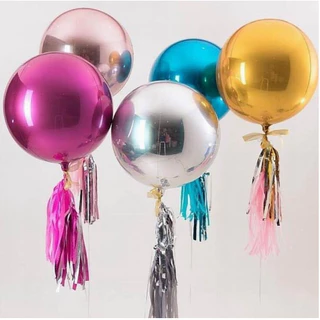 ลูกโป่งฟอยล์ 4D balloon [ ขนาด 10 ,18 , 22 , 32 นิ้ว ] สําหรับตกแต่งงานปาร์ตี้วันเกิด