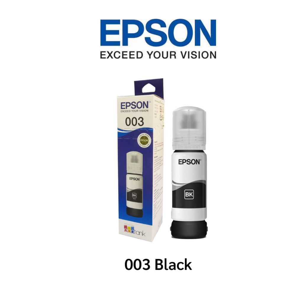Epson Ink 003BK Black : (หมึกสำหรับเครื่องพิมพ์)/T00V100 FOR L3110/L3150
