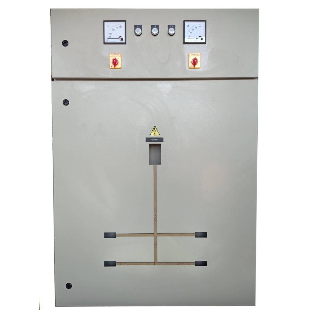 ตู้ MDB 400A ลูกย่อย 4 ช่อง เมน MITSUBISHI ขนาด 900x1300x250mm. (ลูกย่อย 4ช่องเป็นเฟรม NF250CV)