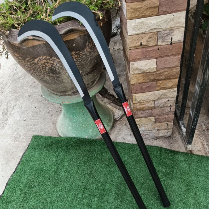 เคียวปาดตอง(รุ่นหนา)ตราเพชร)ทำมาจากเหล็กแมงกานีสแท้100%แข็งแรงคมพิเศษ