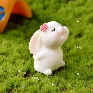 A001 ตุ๊กตาจิ๋ว ตุ๊กตุ่นจิ๋ว ชุดกระต่ายกับแครอท สำหรับตกแต่งสวนถาด แต่งสวนจิ๋ว แต่งบ้าน แต่งเค้ก ของขวัญ