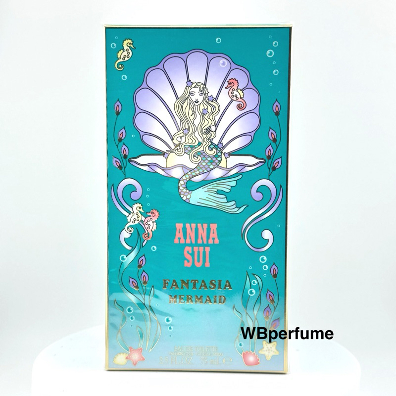 น้ำหอมแท้100% ANNA SUI น้ำหอม Fantasia Mermaid Eau De Toilette ปริมาณ 75 มล.