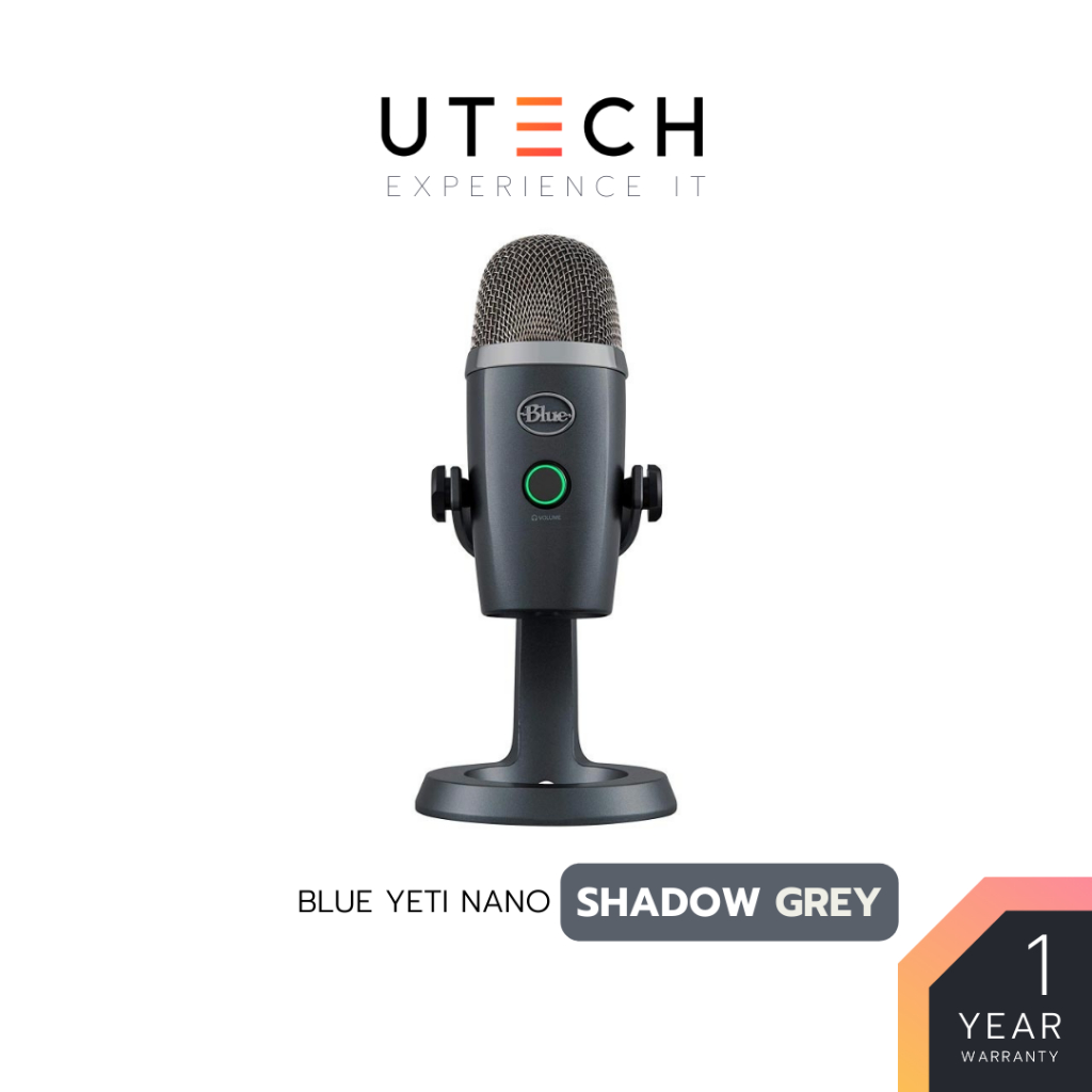 ไมโครโฟน Blue Yeti Nano Shadow Grey by UTECH