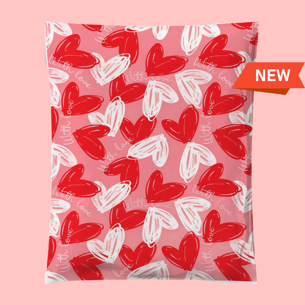 ซองไปรษณีย์ Mailer Bag - with love (50ซอง |แพค)