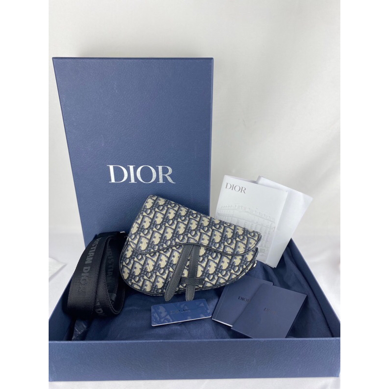 Dior Saddle Monogram Belt &amp; Crossbody Bag Y2020