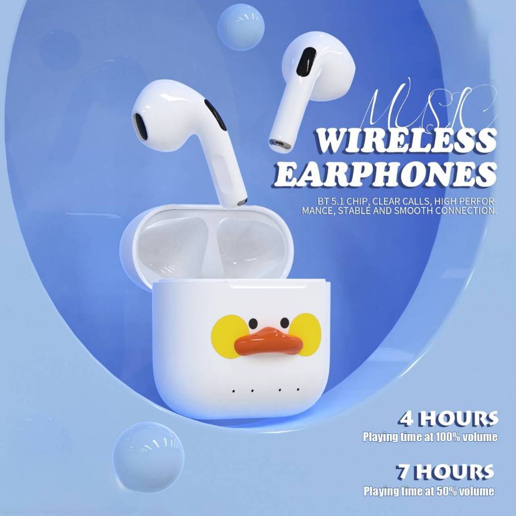 [รับประกัน 1 ปี] FOX หูฟังไร้สาย TWS BT5.0 True Wireless Stereo รุ่น YKS27 - Duck