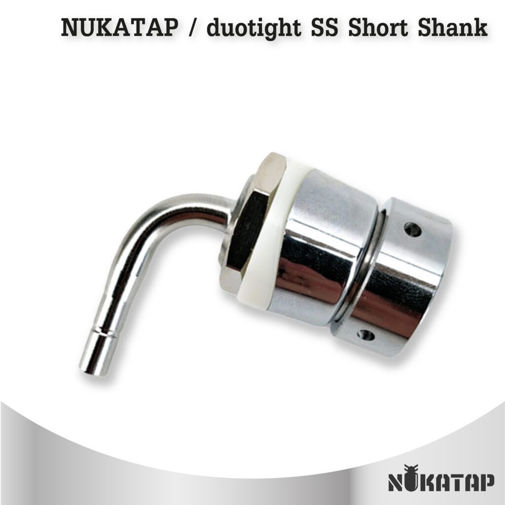 NUKATAP / Short Shank - 6.5mm (1/4'') Barbtail - duotight compatible