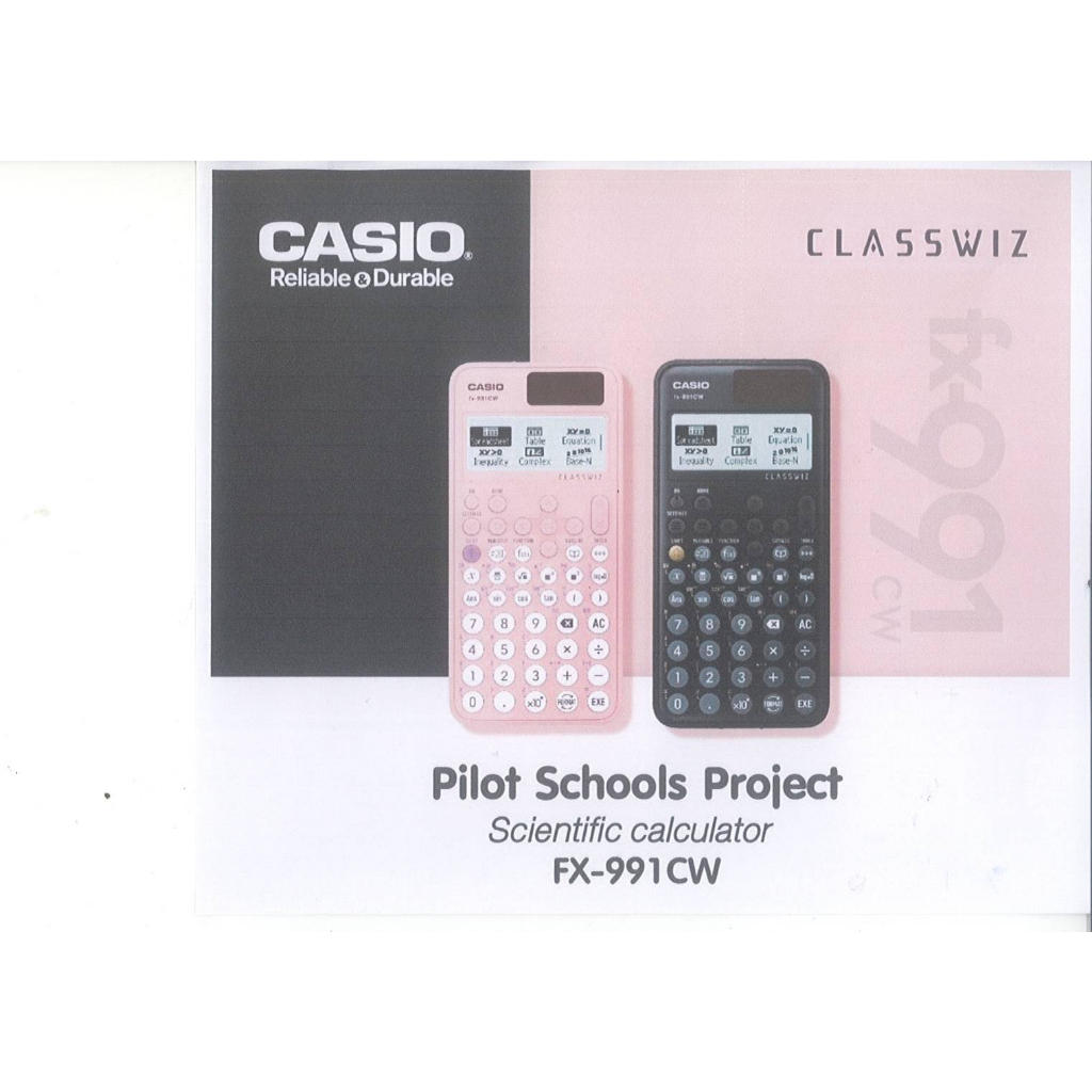 เครื่องคิดเลขวิทยาศาสตร์ CASIO Classwiz Scientific Calculator FX-991CW/1690.-